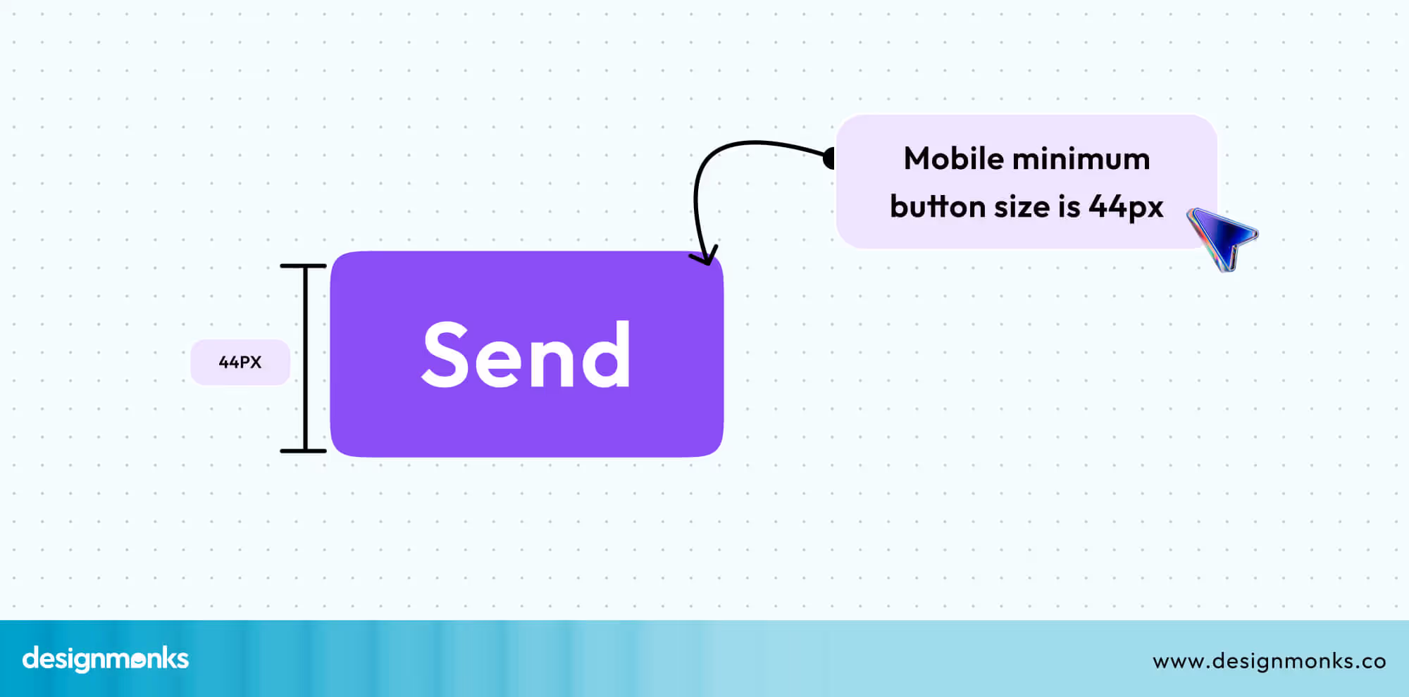 Native Mobile App button Size